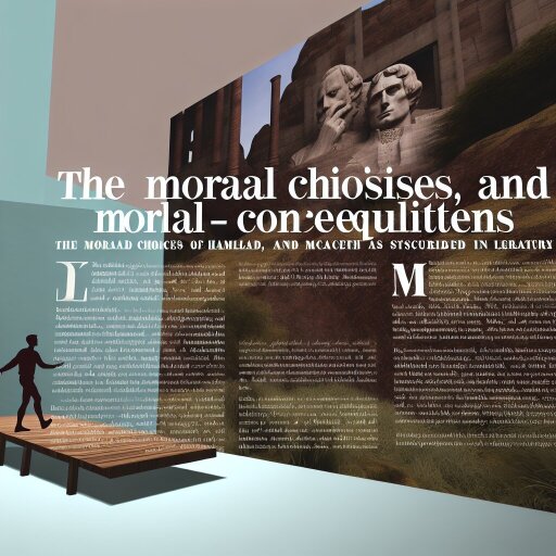 Porównanie postępowania Rolanda, Hamleta i Makbeta: Ocena moralna ich czynów