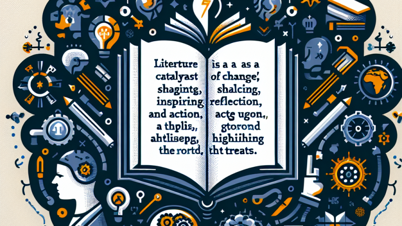 „ Jeden utwór literacki nie przerobi ludzi są wszakże takie, które ich pobudzają do przetwarzania się...”