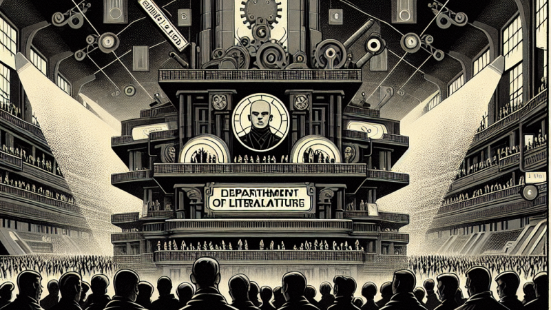 Wyjaśnij pojęcie departament literatury z lektury "Rok 1984"
