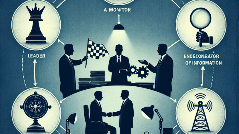 5 ról menadżerskich według Henry'ego Mintzberga