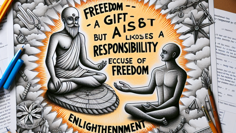 Wolność - dar, lecz także odpowiedzialność - oświecenie