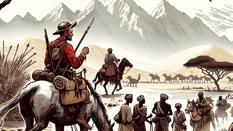 Afryka Kazika - motywy literackie