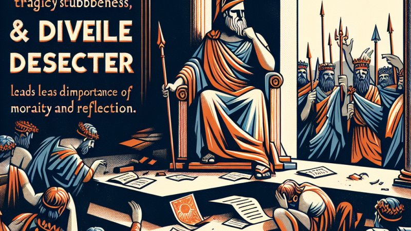 Analiza fragmentu "Antygony" Sofoklesa. Na czym polega tragizm Kreona?