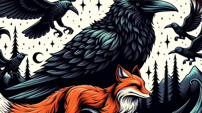 Analiza i interpretacja Ignacego Krasickiego - bajka „Kruk i lis”.