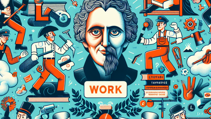 Analiza motywu i wartości pracy w "Kandydzie" Woltera oraz "Zbrodni i karze" Fiodora Dostojewskiego