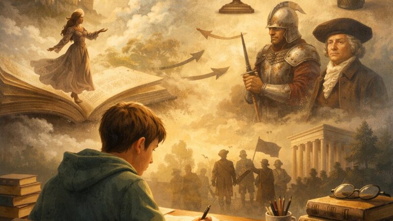 Analiza problemu podanego w temacie: Wyrażenie własnego zdania i uzasadnienie na podstawie argumentów z literatury oraz kontekstów historycznoliterackich