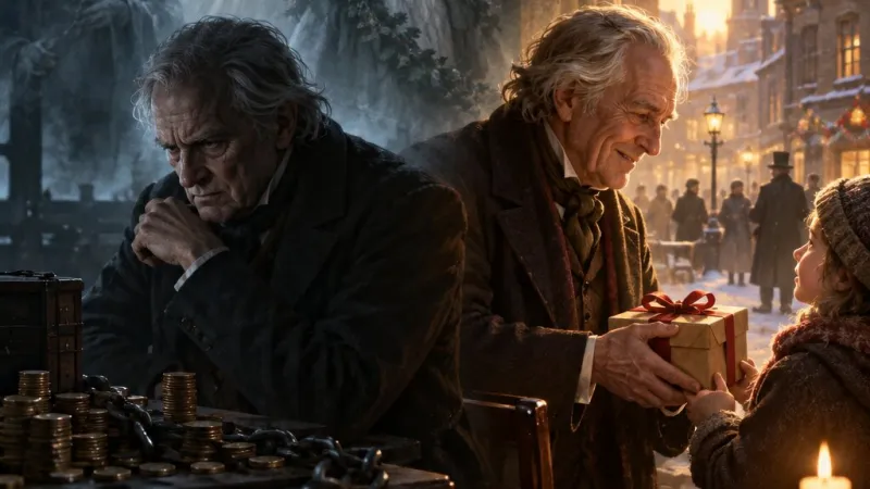 Analiza przemiany Scrooge’a: Czy każdy zasługuje na drugą szansę?