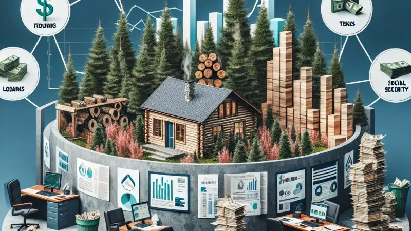 Analiza trudnej sytuacji ekonomicznej spowodowanej przez wzrastające raty kredytów, leasingów oraz rosnące opłaty ZUS i US w zakładach usług leśnych.