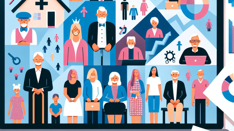 Analiza zróżnicowania płci i wieku dla województwa podkarpackiego.