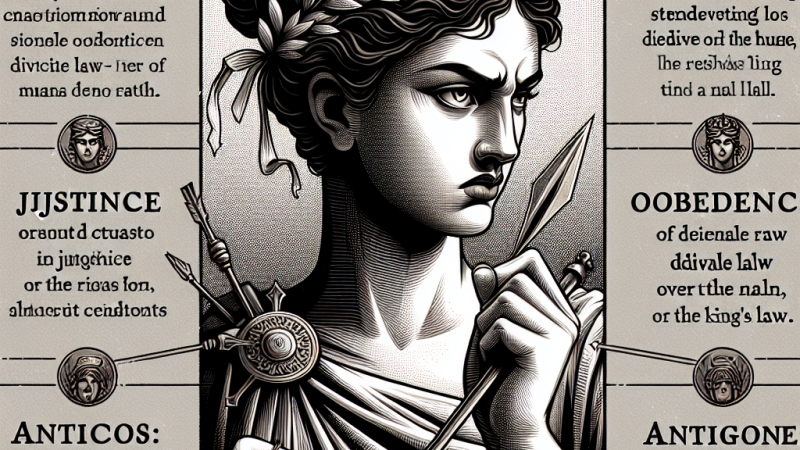 Antygona - postać tragiczna.