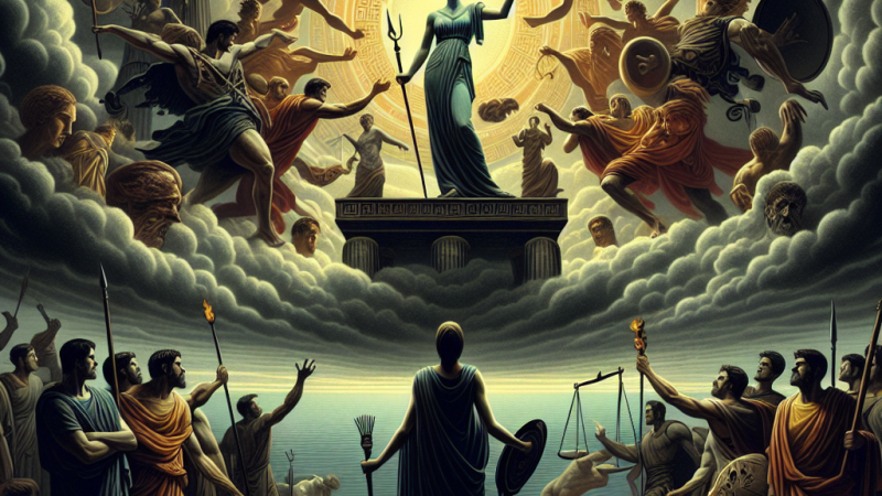 Antygona: Postawy człowieka wobec rzeczywistości życia.