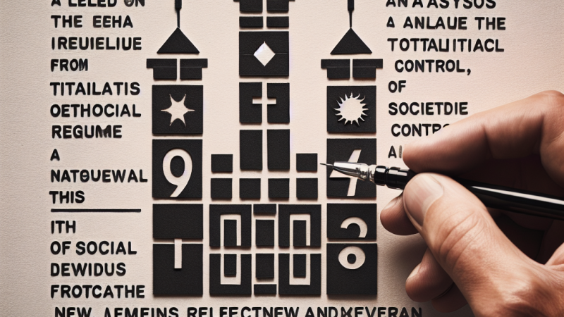 Antyutopia według Orwella