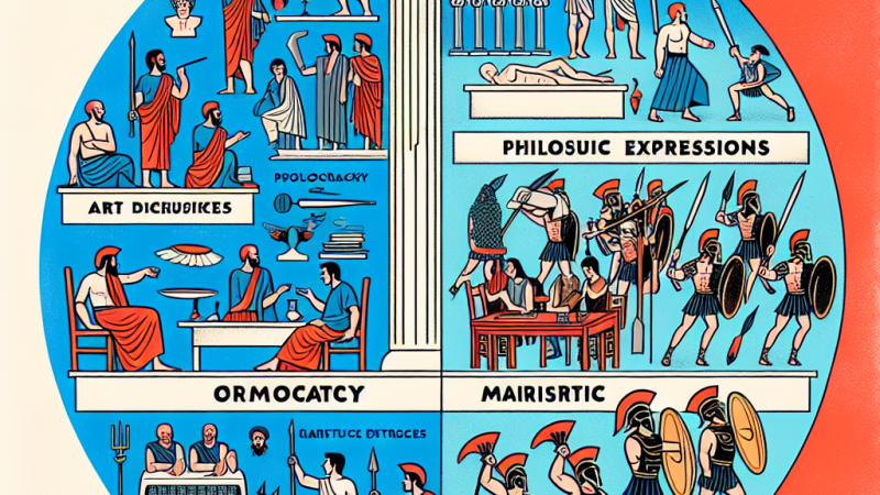 Atheny i Sparta: różnice i podobieństwa