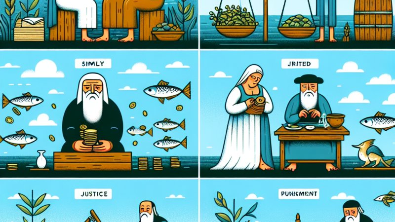 Bajka o rybaku i rybce - bohaterowie