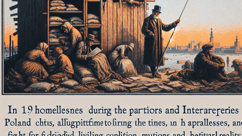 Bezdomność w czasie zaborów i w Polsce międzywojennej