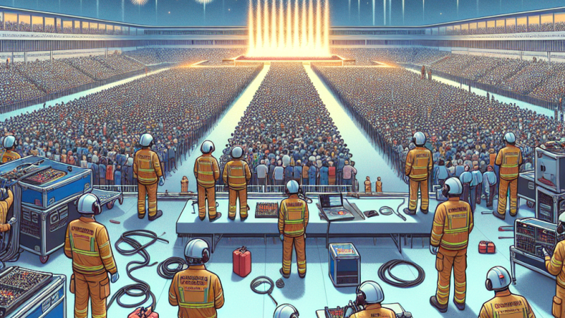 Bezpieczeństwo sztucznych ogni podczas imprez masowych