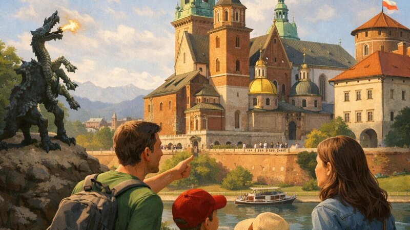 Blog po angielsku o wycieczce z rodziną, podczas której zwiedziliśmy słynną atrakcję turystyczną w Polsce