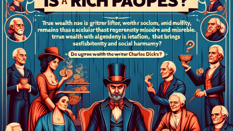 Bogaty skąpiec jest bogatym nędzarzem. Czy zgadzasz się ze słowami pisarza Charlesa Dicksena? Napisz rozprawkę, w której odwołasz się do treści skąpca i innych tekstów kultury