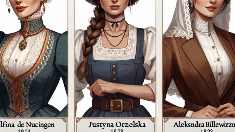 Bohaterki literatury pozytywistycznej – Delfina de Nucingen, Justyna Orzelska i Aleksandra Billewiczówna