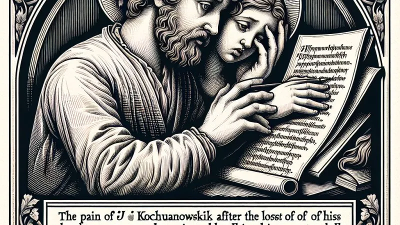 Ból Kochanowskiego po stracie córki