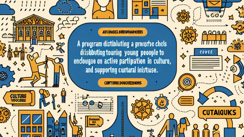 Bony kulturalne dla młodych ludzi w Europie
