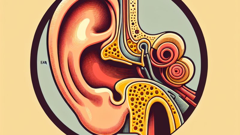 Budowa anatomiczna i funkcja ucha zewnętrznego, środkowego i wewnętrznego