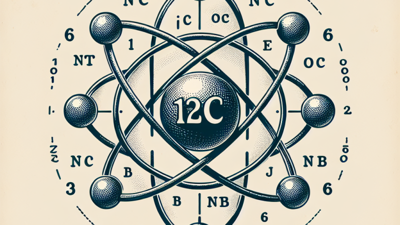 Budowa atomu węgla - zapis 12C6