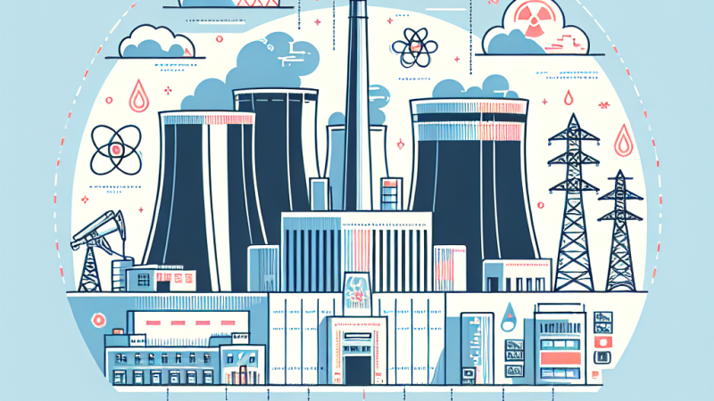 Budowa i zasada działania elektrowni jądrowej.