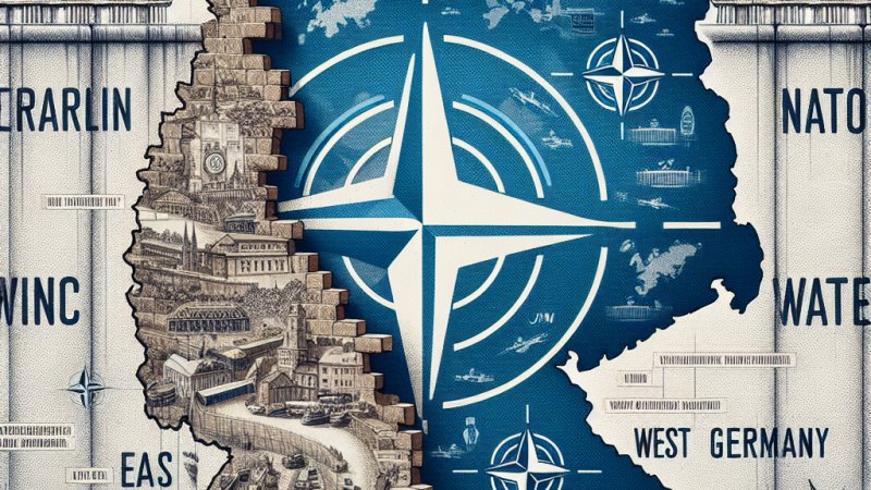 Budowa muru berlińskiego, NRD i RFN, powstanie NATO i ONZ