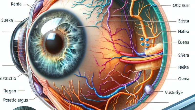 Budowa narządu wzroku - Gałka oczna