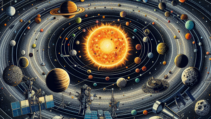 Budowa układu Słonecznego: Słońce, planety, księżyce, asteroidy, metody, meteoryty