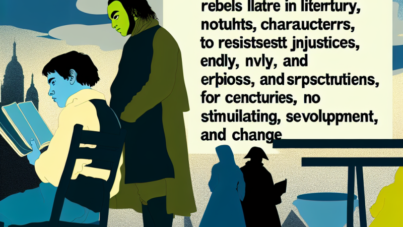 Bunt i buntownicy w literaturze – konspekt.