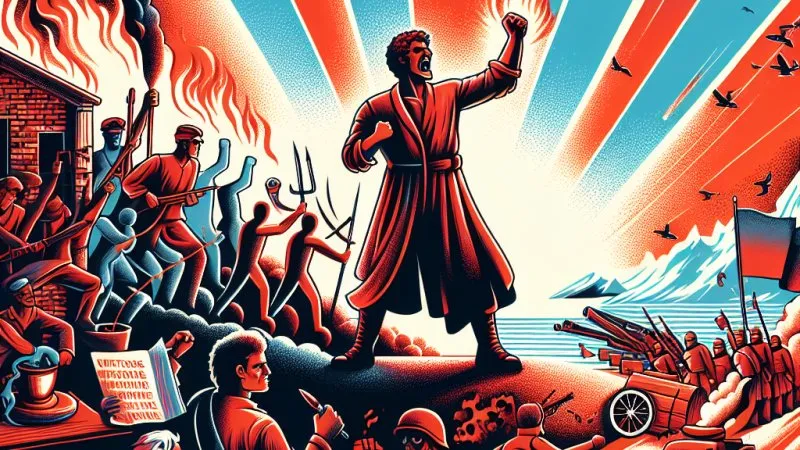 Bunt jako siła niszcząca na przestrzeni lat w historii