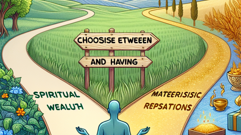 Być albo mieć" czy jest to wybór, przed którym staje każdy człowiek? W swoich rozważaniach odwołaj się do wybranych przykładów literackich