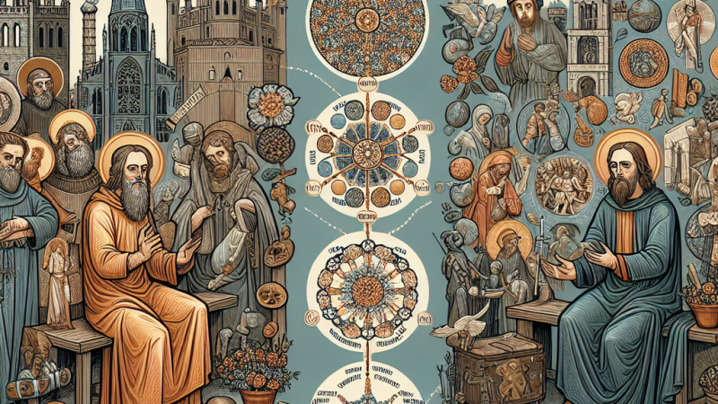 Cechy epok na podstawie porównania człowieka średniowiecza i człowieka renesansu