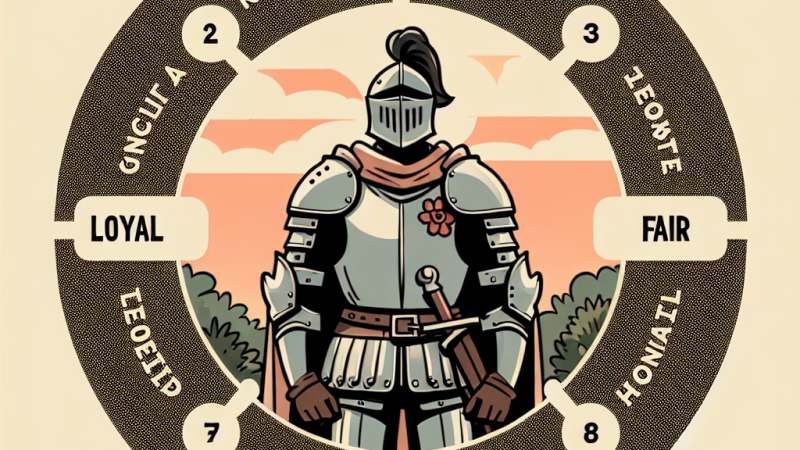 Cechy idealnego rycerza na podstawie "Pieśni o Rolandzie"