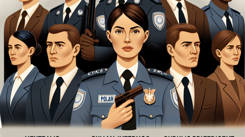 Cele i zadania etyki zawodowej funkcjonariuszy służb siłowych w Polsce.