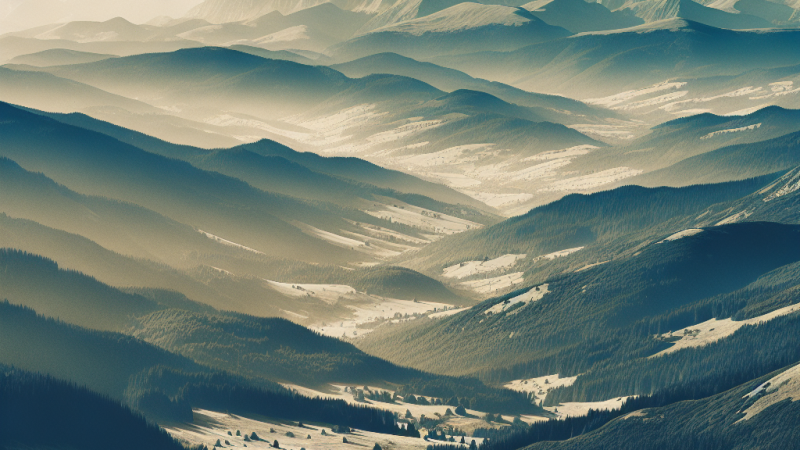 Charakterystyka dwóch regionów w Beskidzie Żywieckim - położenie geograficzne i wysokość n.p.m.