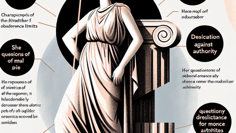 Charakterystyka głównej bohaterki ,,Antygony" Sofoklesa.