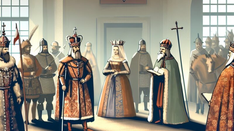 Charakterystyka Polski w czasach ostatnich Jagiellonów: Zygmunt Stary oraz Zygmunt August. Praca zawiera wstęp, rozwinięcie, zakończenie i biografię źródeł informacji.