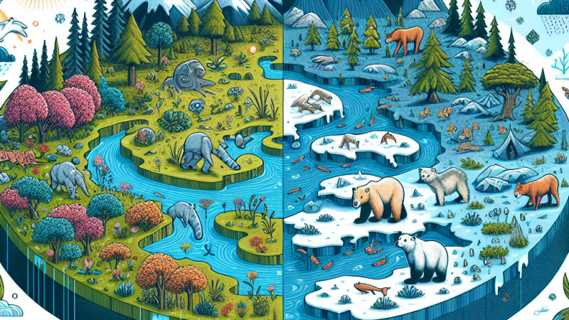 Charakterystyka stref klimatycznych świata.