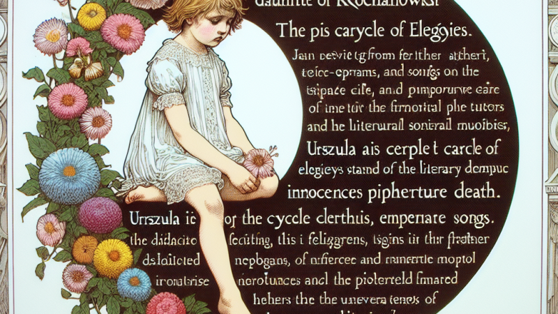 Charakterystyka Urszuli- córki Jana Kochanowskiego