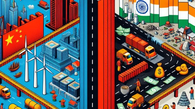 Chiński VS Indyjski model rozwoju - efekty i bariery