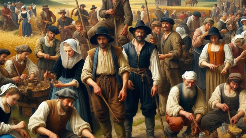 Chłopi pańszczyźniani w utworze "Żeńcy" Szymon Szymonowic