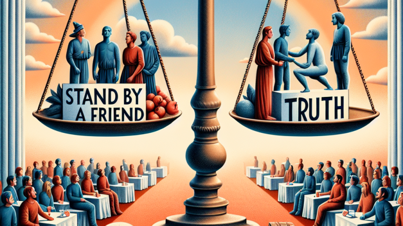 Co jest ważniejsze stać przy przyjacielu czy przy prawdzie odwołaj się do "Odprawy posłów greckich", innego utworu literackiego i wybranych kontekstów.