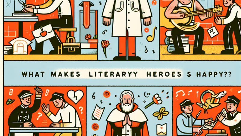 Co uszczęśliwia bohaterów literackich?