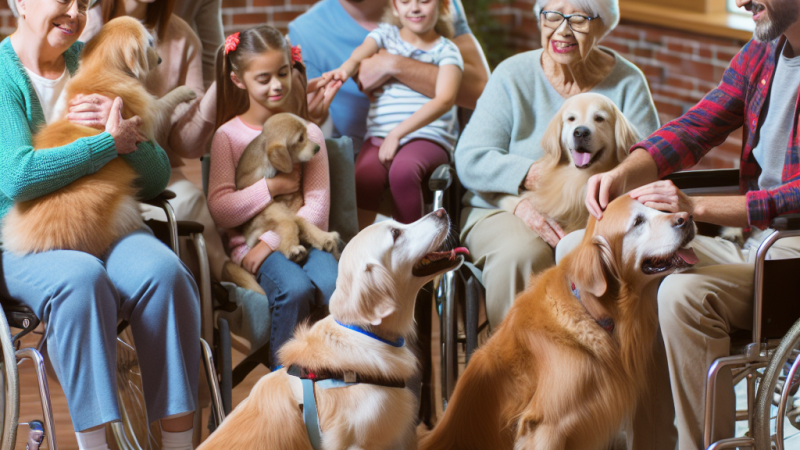 Ćwiczenia w dogoterapii