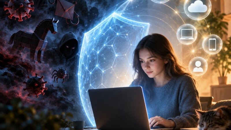 Cyberbezpieczeństwo w sieci: wirusy, zabezpieczenia i cyberataki