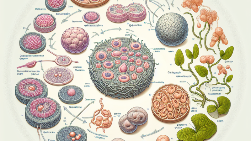 Cykl komórkowy, jego regulacja oraz etapy embriogenezy i ontogenezy