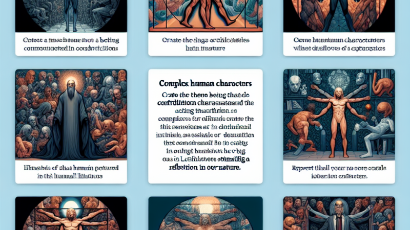 Człowiek - istota pełna sprzeczności: analiza na podstawie "Potopu" Henryka Sienkiewicza i innych lektur obowiązkowych